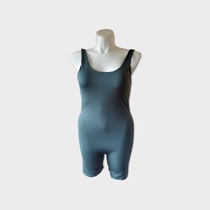 XL Girlfriend Collective Bike Unitard in Moss